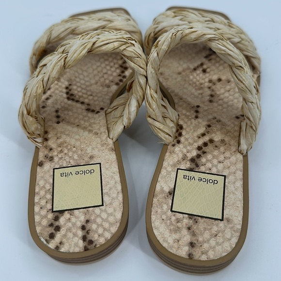 Evereve‎ Dolce Vita Indy Braided Sandal Raffia 6 - Picture 6 of 8